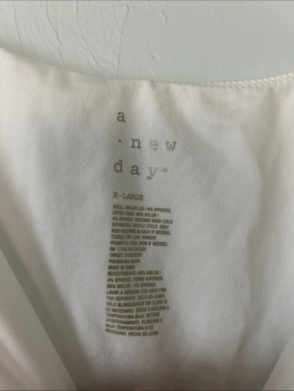a new day White Scoop Neck Bodysuit - Picture 2 of 4